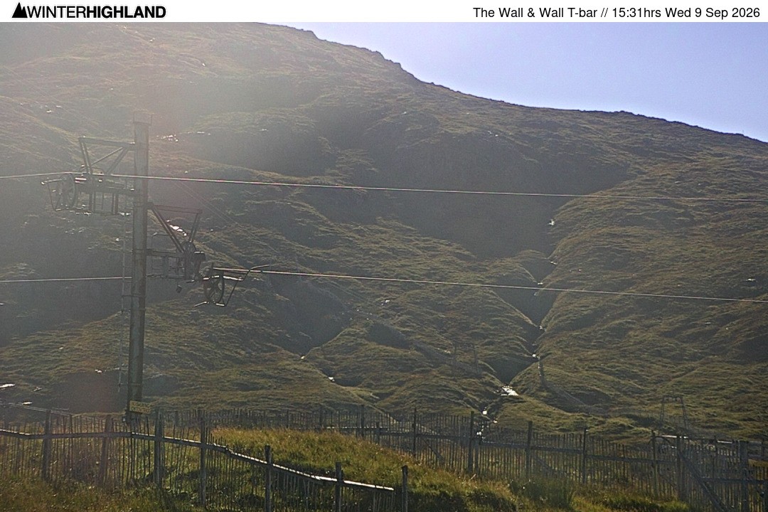 Archived image Webcam Glencoe Mountain - Wall T-bar