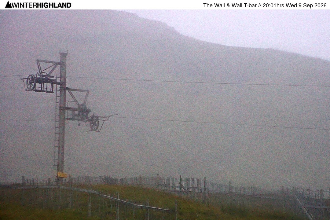 Archived image Webcam Glencoe Mountain - Wall T-bar