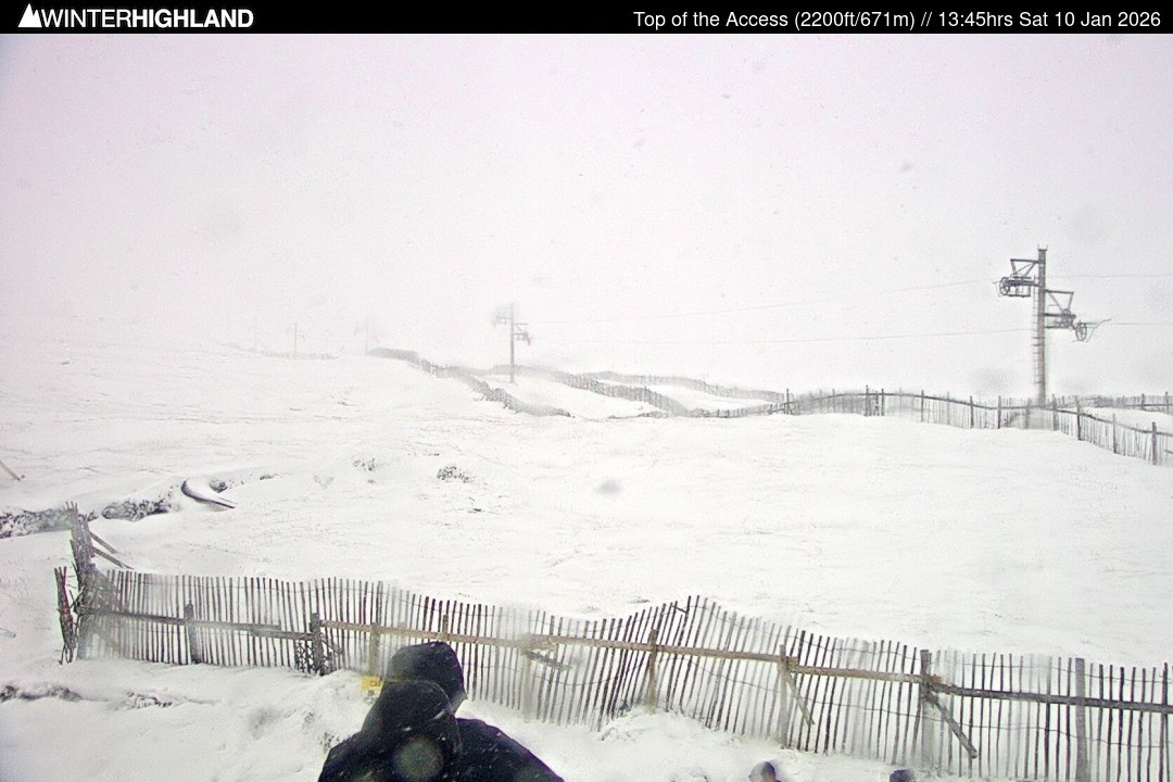 Archiv Foto Webcam Glencoe Mountain - Schottland - Sessellift