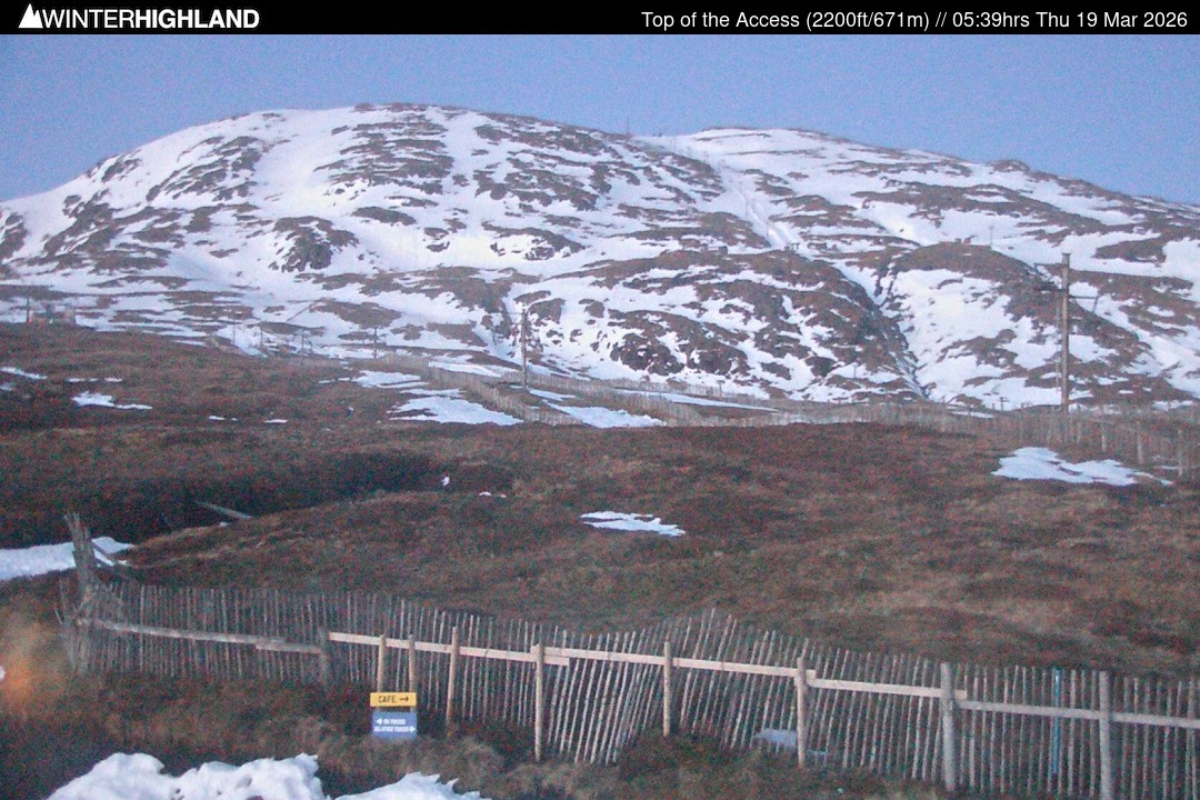 Archiv Foto Webcam Glencoe Mountain - Schottland - Sessellift
