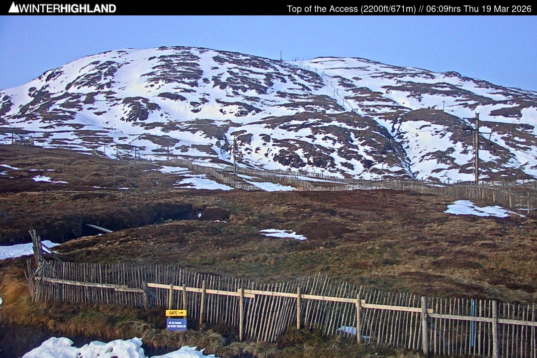 Archiv Foto Webcam Glencoe Mountain - Schottland - Sessellift