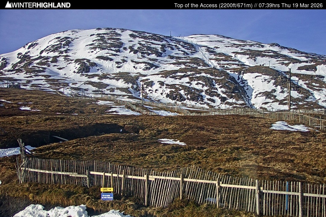 Archiv Foto Webcam Glencoe Mountain - Schottland - Sessellift