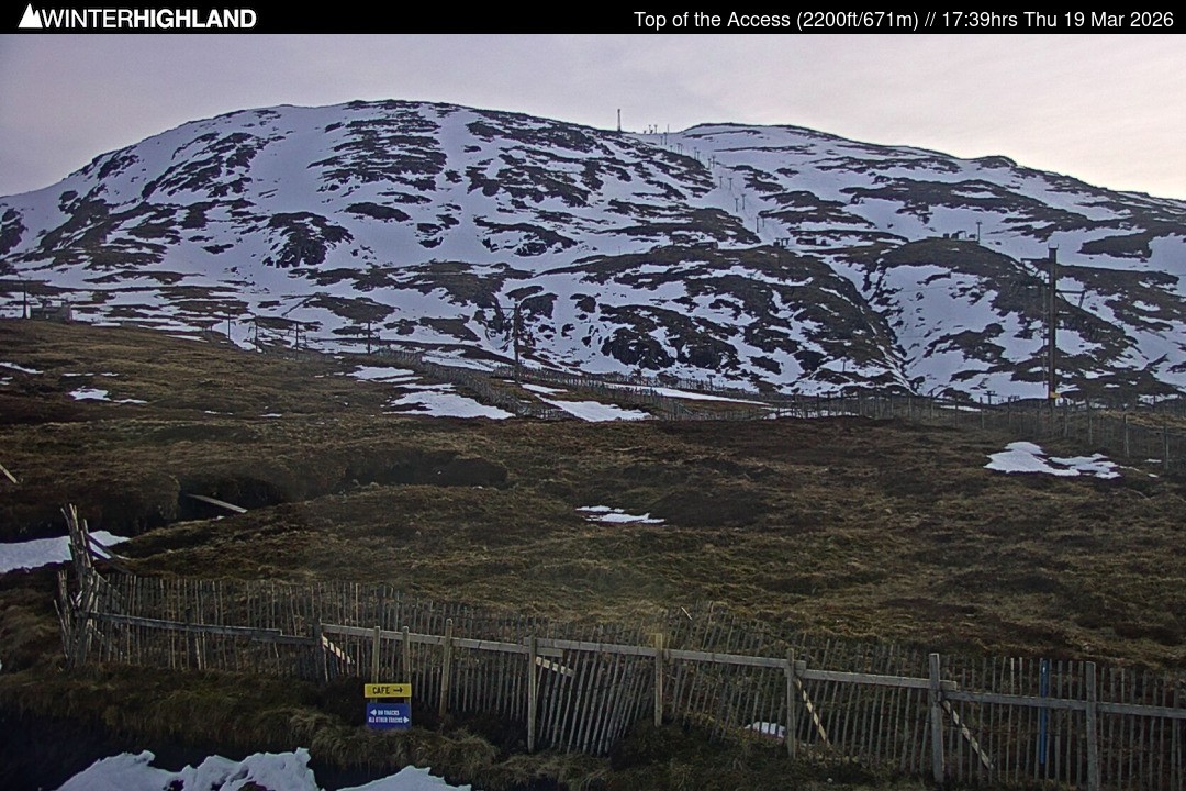Archiv Foto Webcam Glencoe Mountain - Schottland - Sessellift