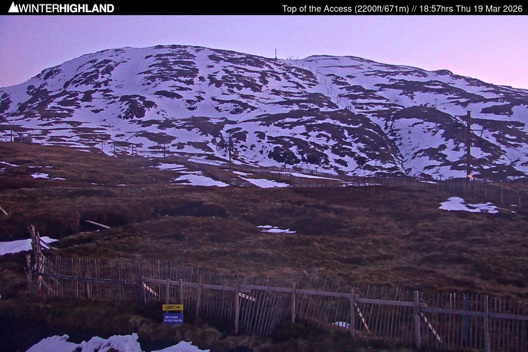 Archiv Foto Webcam Glencoe Mountain - Schottland - Sessellift