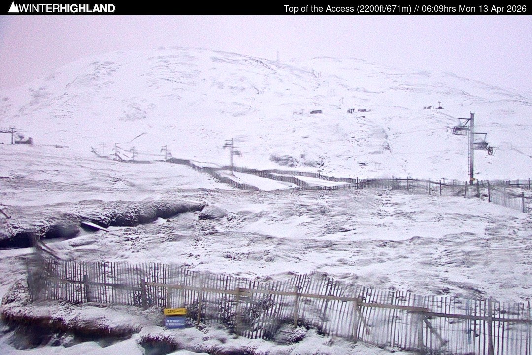 Archiv Foto Webcam Glencoe Mountain - Schottland - Sessellift