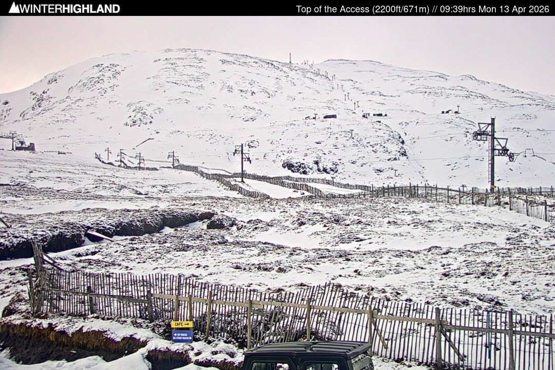 Archiv Foto Webcam Glencoe Mountain - Schottland - Sessellift