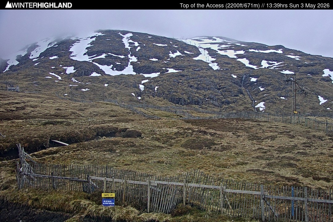 Archiv Foto Webcam Glencoe Mountain - Schottland - Sessellift