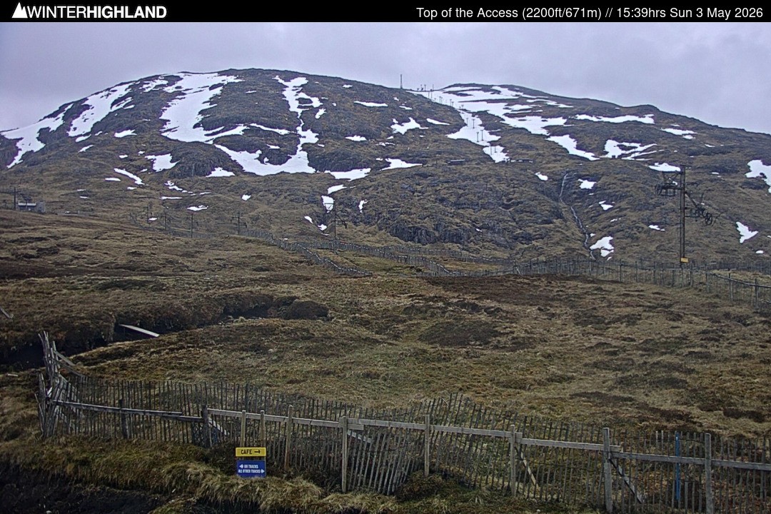 Archiv Foto Webcam Glencoe Mountain - Schottland - Sessellift