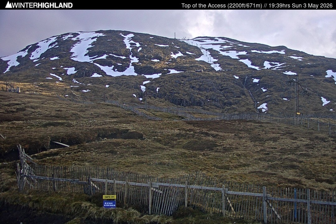 Archiv Foto Webcam Glencoe Mountain - Schottland - Sessellift