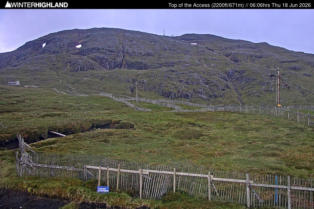 Archived image Webcam Glencoe Mountain - Scotland - Chairlift