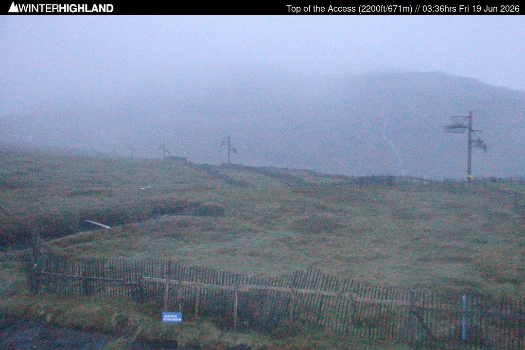 Archived image Webcam Glencoe Mountain - Scotland - Chairlift