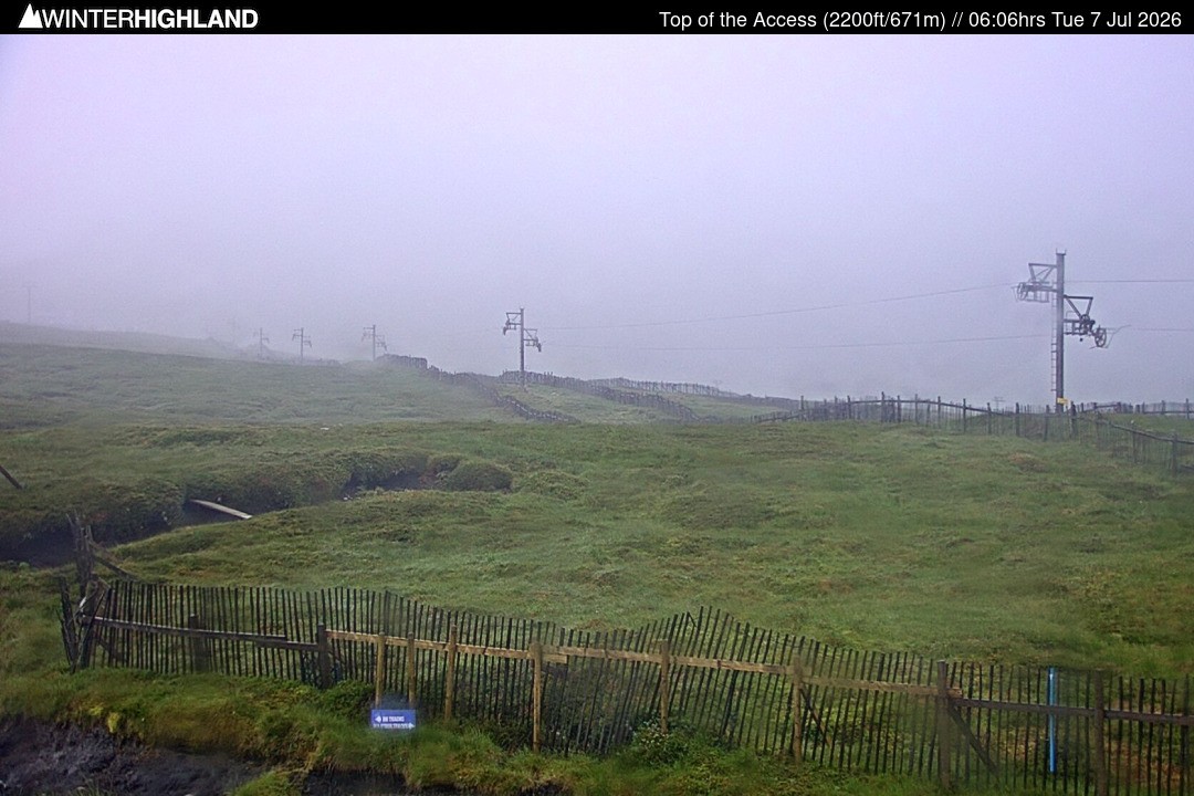 Archiv Foto Webcam Glencoe Mountain - Schottland - Sessellift
