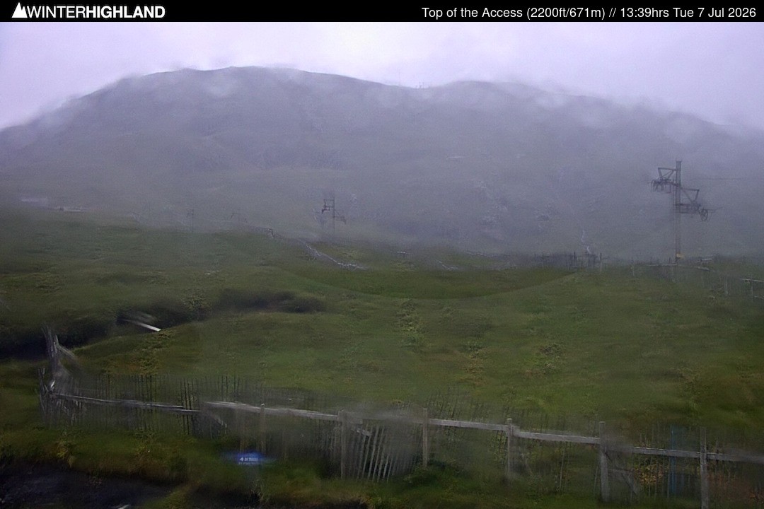 Archiv Foto Webcam Glencoe Mountain - Schottland - Sessellift