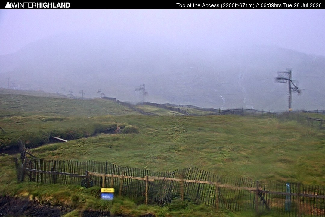 Archived image Webcam Glencoe Mountain - Scotland - Chairlift