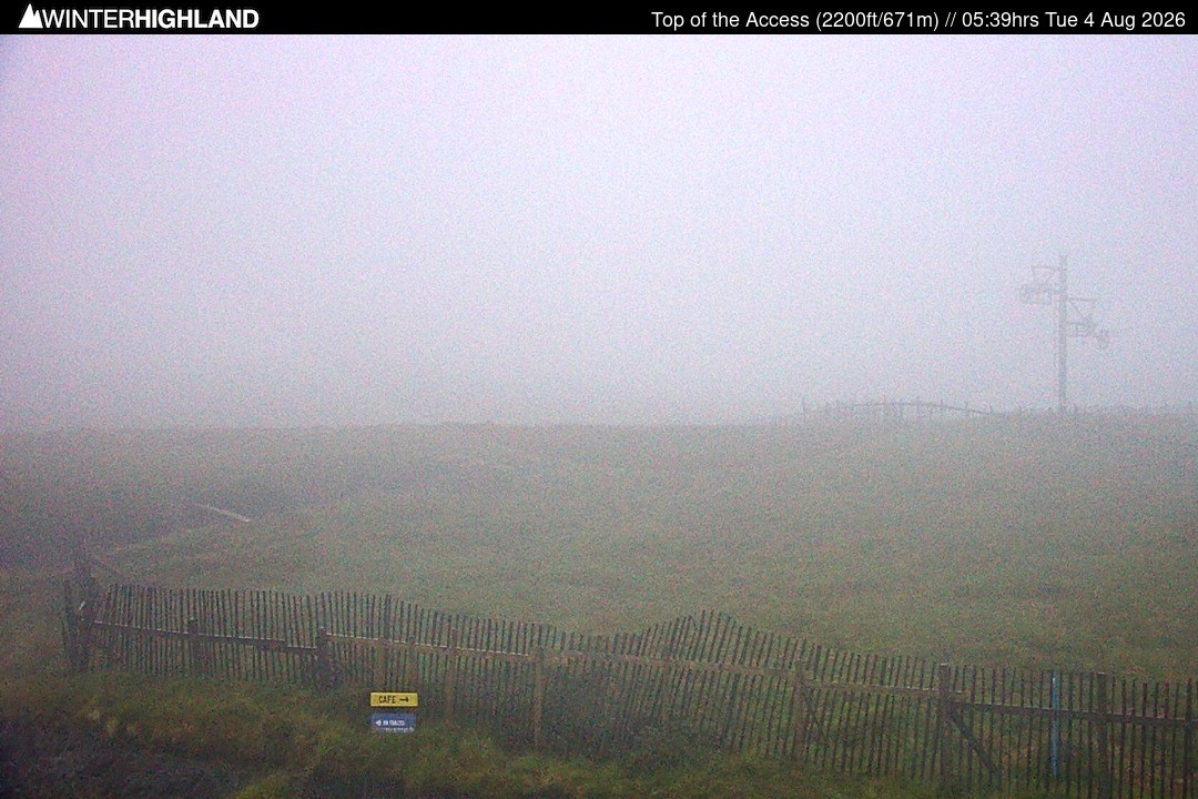 Archived image Webcam Glencoe Mountain - Scotland - Chairlift