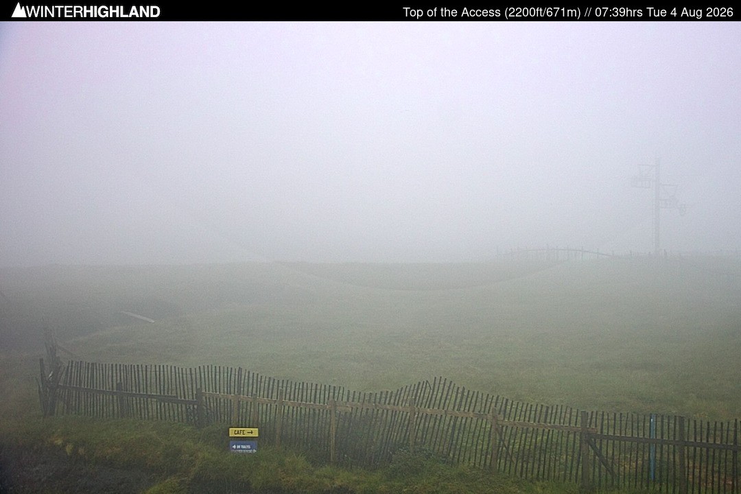 Archived image Webcam Glencoe Mountain - Scotland - Chairlift