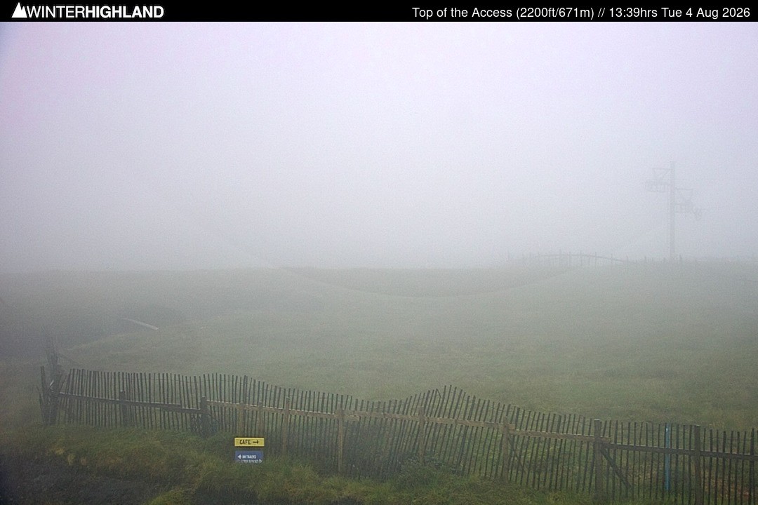 Archived image Webcam Glencoe Mountain - Scotland - Chairlift