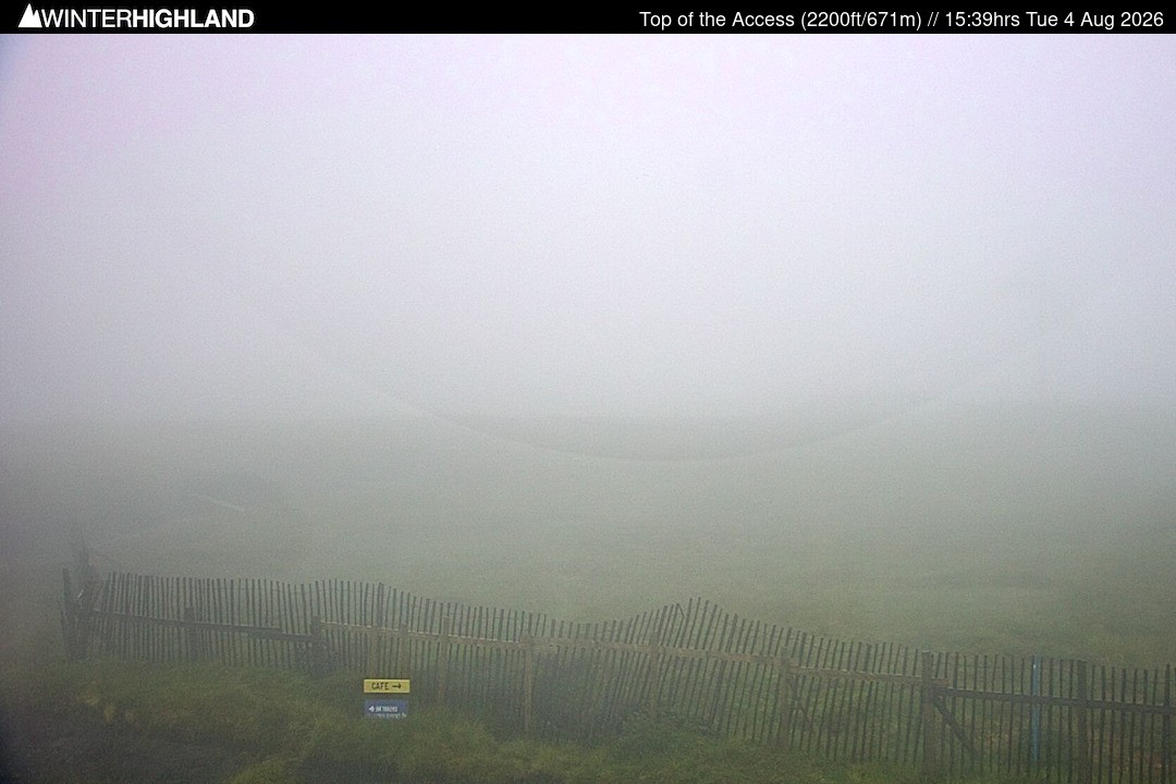 Archived image Webcam Glencoe Mountain - Scotland - Chairlift