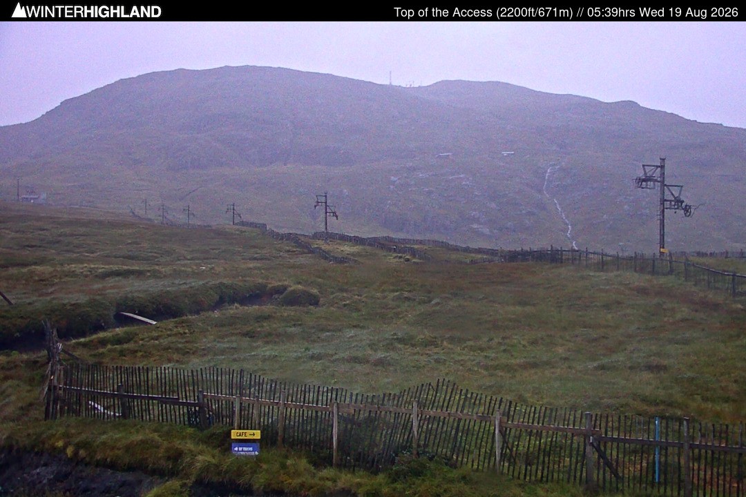 Archiv Foto Webcam Glencoe Mountain - Schottland - Sessellift