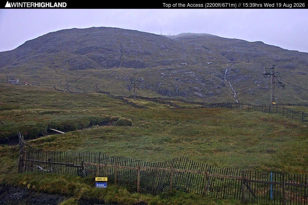 Archiv Foto Webcam Glencoe Mountain - Schottland - Sessellift
