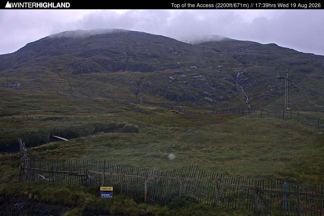 Archiv Foto Webcam Glencoe Mountain - Schottland - Sessellift