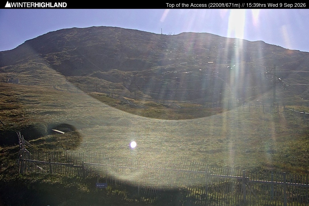 Archived image Webcam Glencoe Mountain - Scotland - Chairlift