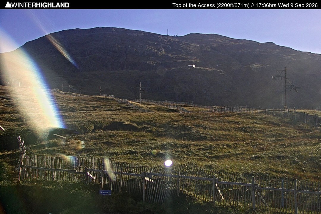 Archived image Webcam Glencoe Mountain - Scotland - Chairlift