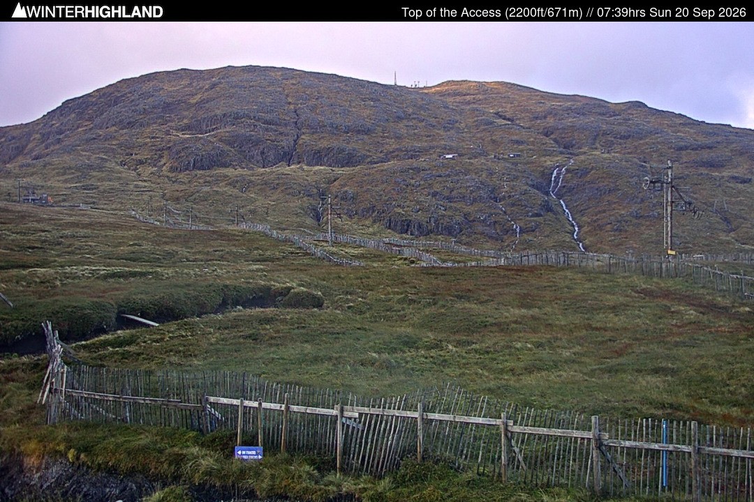 Archived image Webcam Glencoe Mountain - Scotland - Chairlift