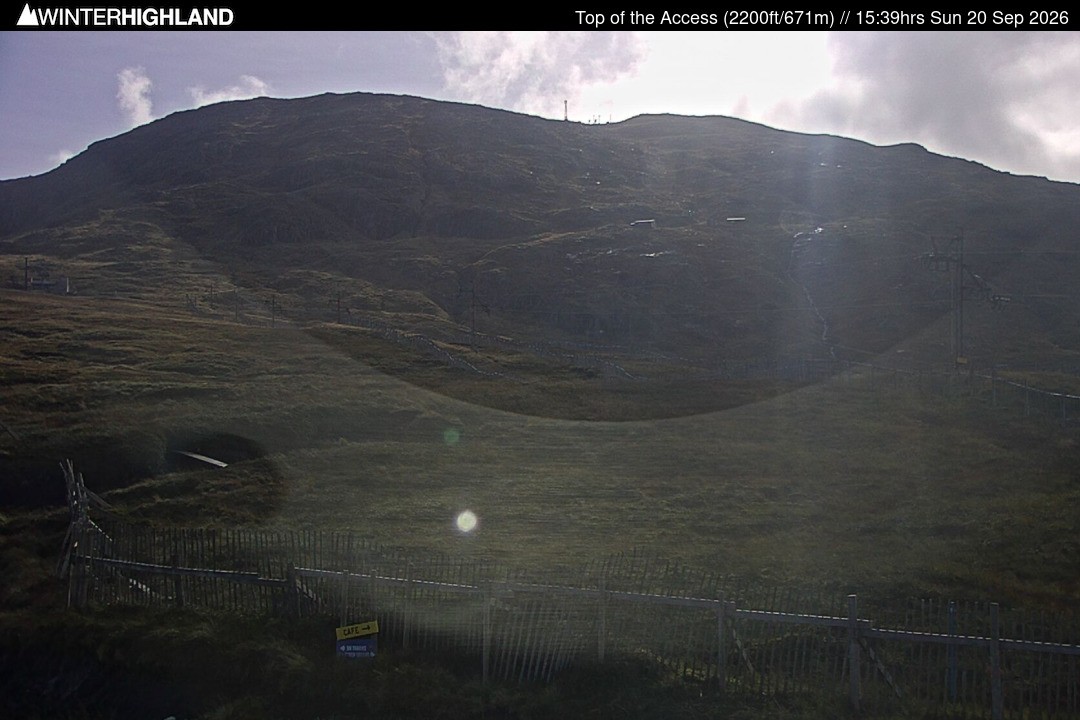 Archived image Webcam Glencoe Mountain - Scotland - Chairlift
