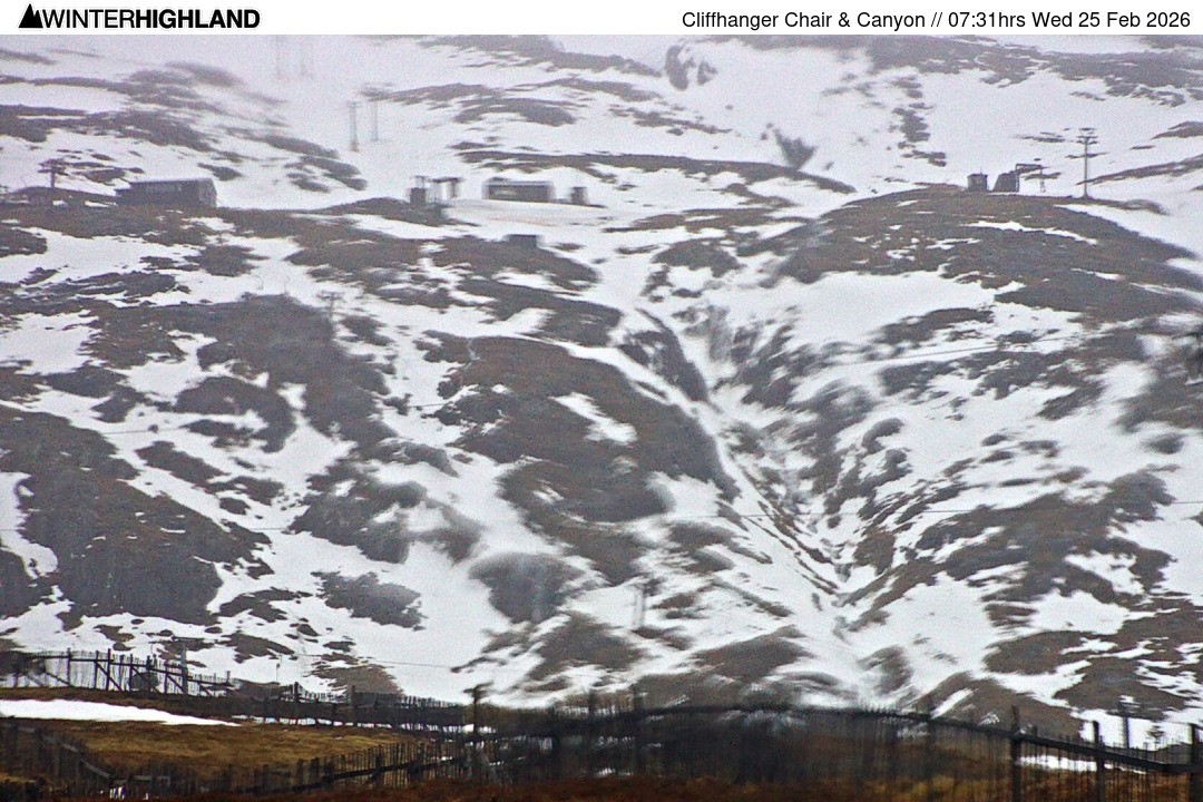 Archiv Foto Webcam Glencoe Mountain - Cliffhanger Sessellift