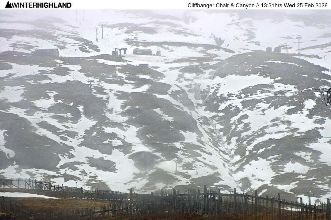 Archiv Foto Webcam Glencoe Mountain - Cliffhanger Sessellift