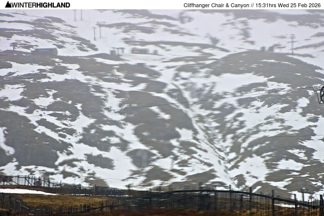 Archiv Foto Webcam Glencoe Mountain - Cliffhanger Sessellift