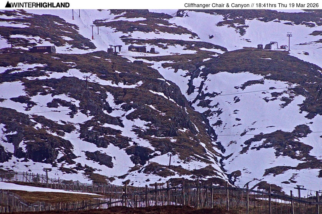Archiv Foto Webcam Glencoe Mountain - Cliffhanger Sessellift