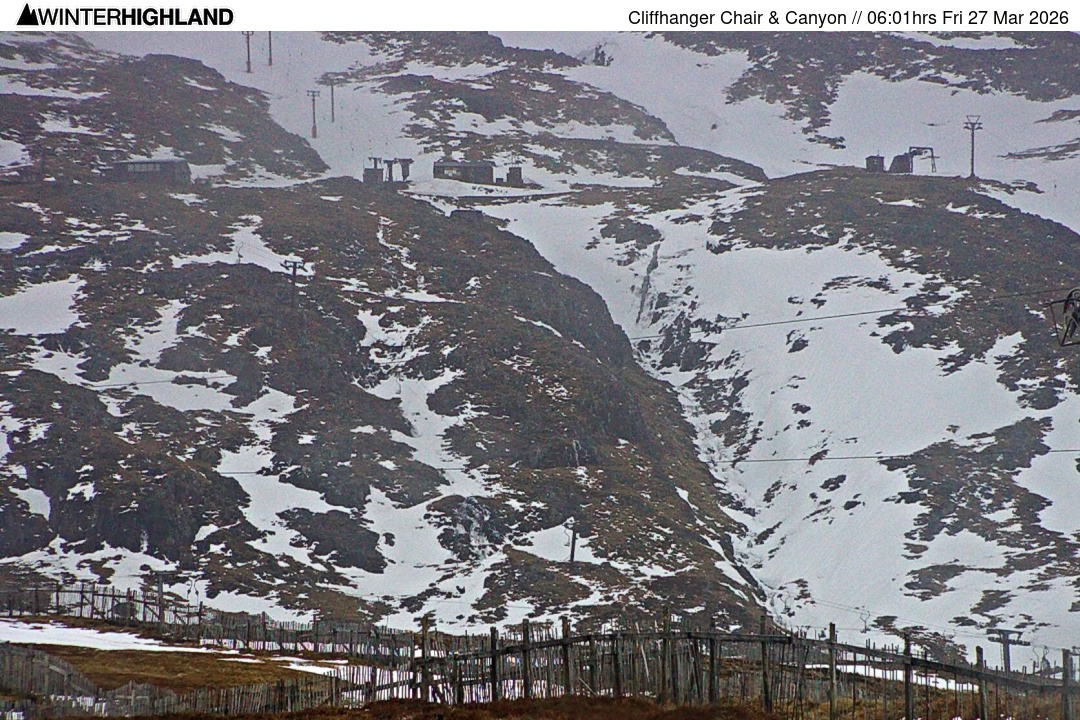 Archived image Webcam Glencoe Mountain - Cliffhanger Chairlift