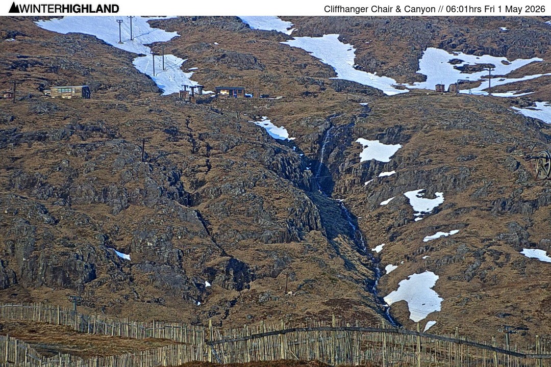 Archived image Webcam Glencoe Mountain - Cliffhanger Chairlift