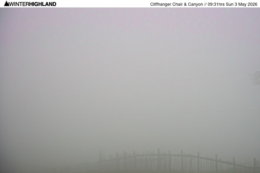 Archiv Foto Webcam Glencoe Mountain - Cliffhanger Sessellift