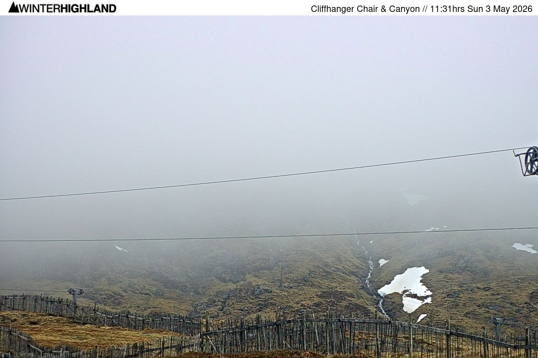 Archiv Foto Webcam Glencoe Mountain - Cliffhanger Sessellift