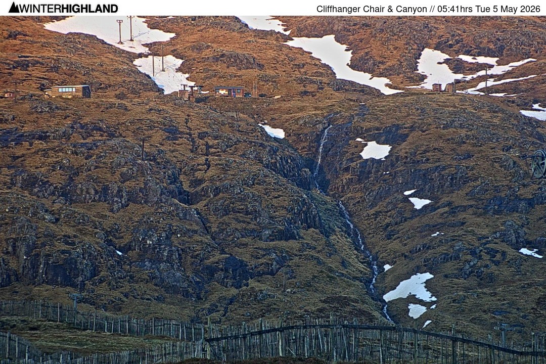 Archiv Foto Webcam Glencoe Mountain - Cliffhanger Sessellift