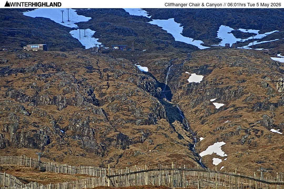 Archiv Foto Webcam Glencoe Mountain - Cliffhanger Sessellift