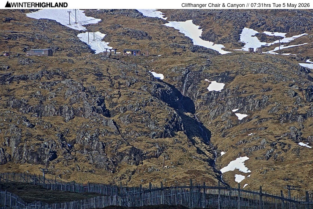 Archiv Foto Webcam Glencoe Mountain - Cliffhanger Sessellift