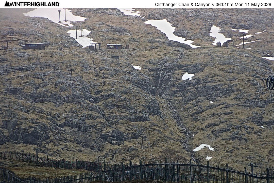 Archiv Foto Webcam Glencoe Mountain - Cliffhanger Sessellift