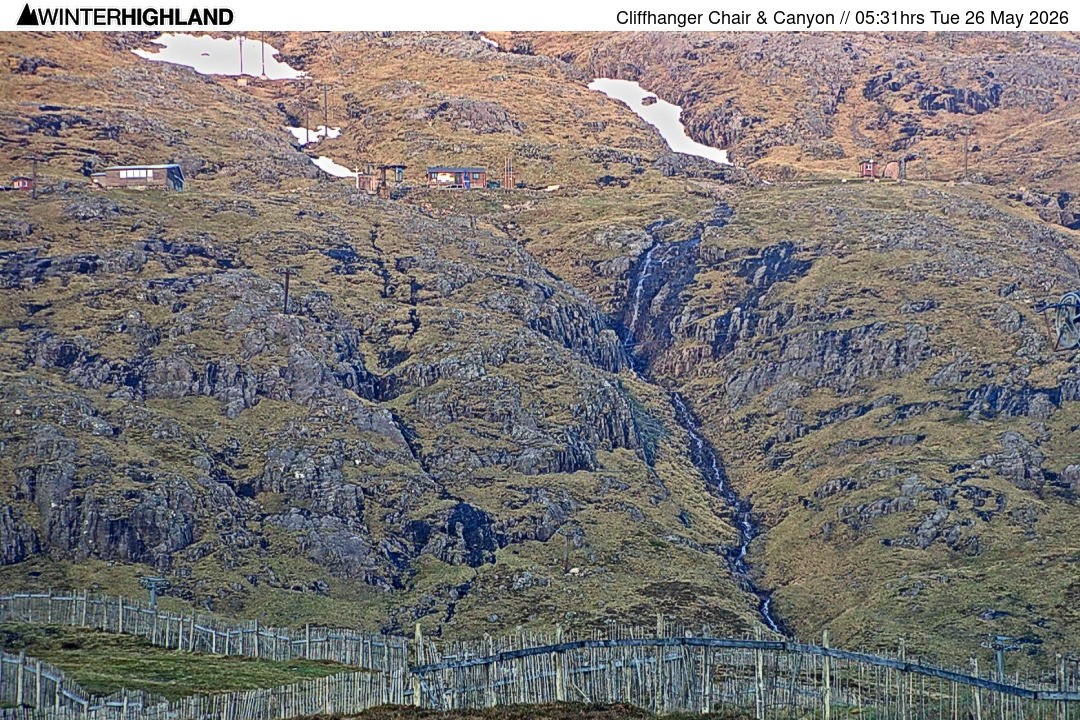 Archiv Foto Webcam Glencoe Mountain - Cliffhanger Sessellift