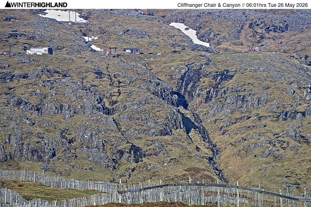 Archiv Foto Webcam Glencoe Mountain - Cliffhanger Sessellift