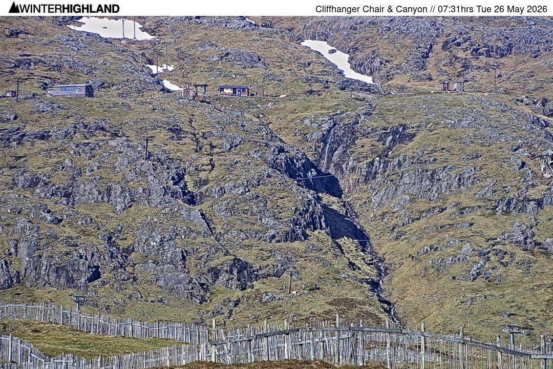 Archiv Foto Webcam Glencoe Mountain - Cliffhanger Sessellift
