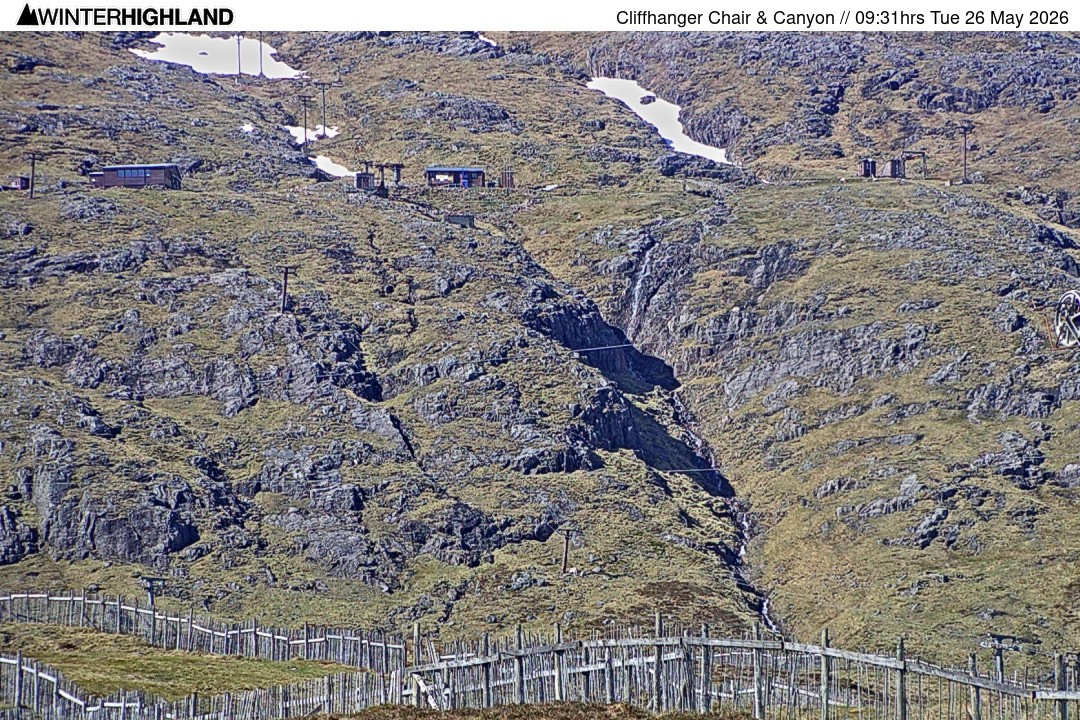 Archiv Foto Webcam Glencoe Mountain - Cliffhanger Sessellift