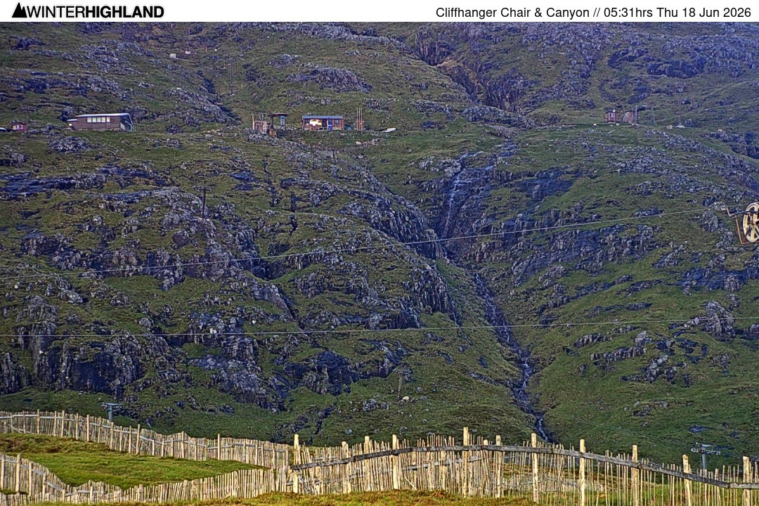 Archiv Foto Webcam Glencoe Mountain - Cliffhanger Sessellift