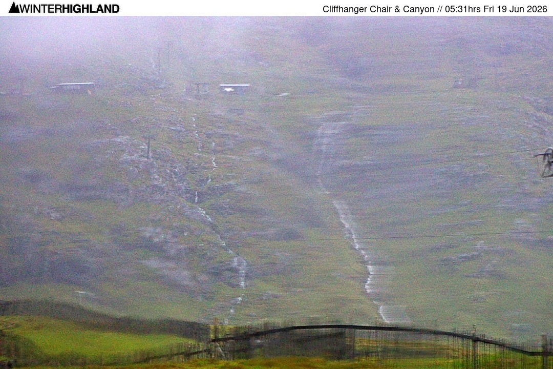 Archived image Webcam Glencoe Mountain - Cliffhanger Chairlift