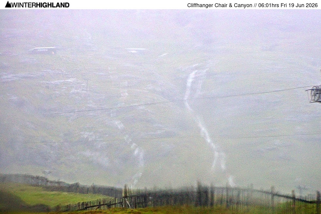 Archived image Webcam Glencoe Mountain - Cliffhanger Chairlift