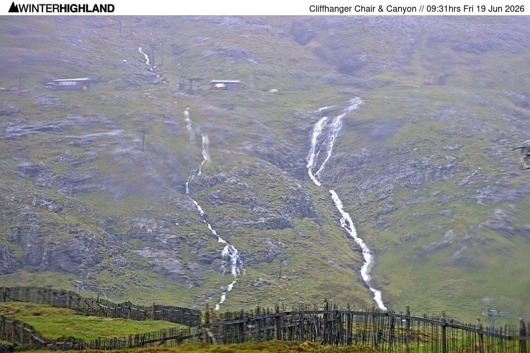 Archived image Webcam Glencoe Mountain - Cliffhanger Chairlift