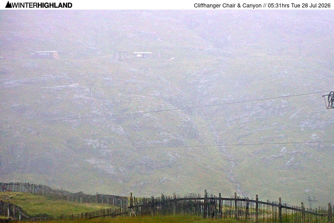 Archiv Foto Webcam Glencoe Mountain - Cliffhanger Sessellift